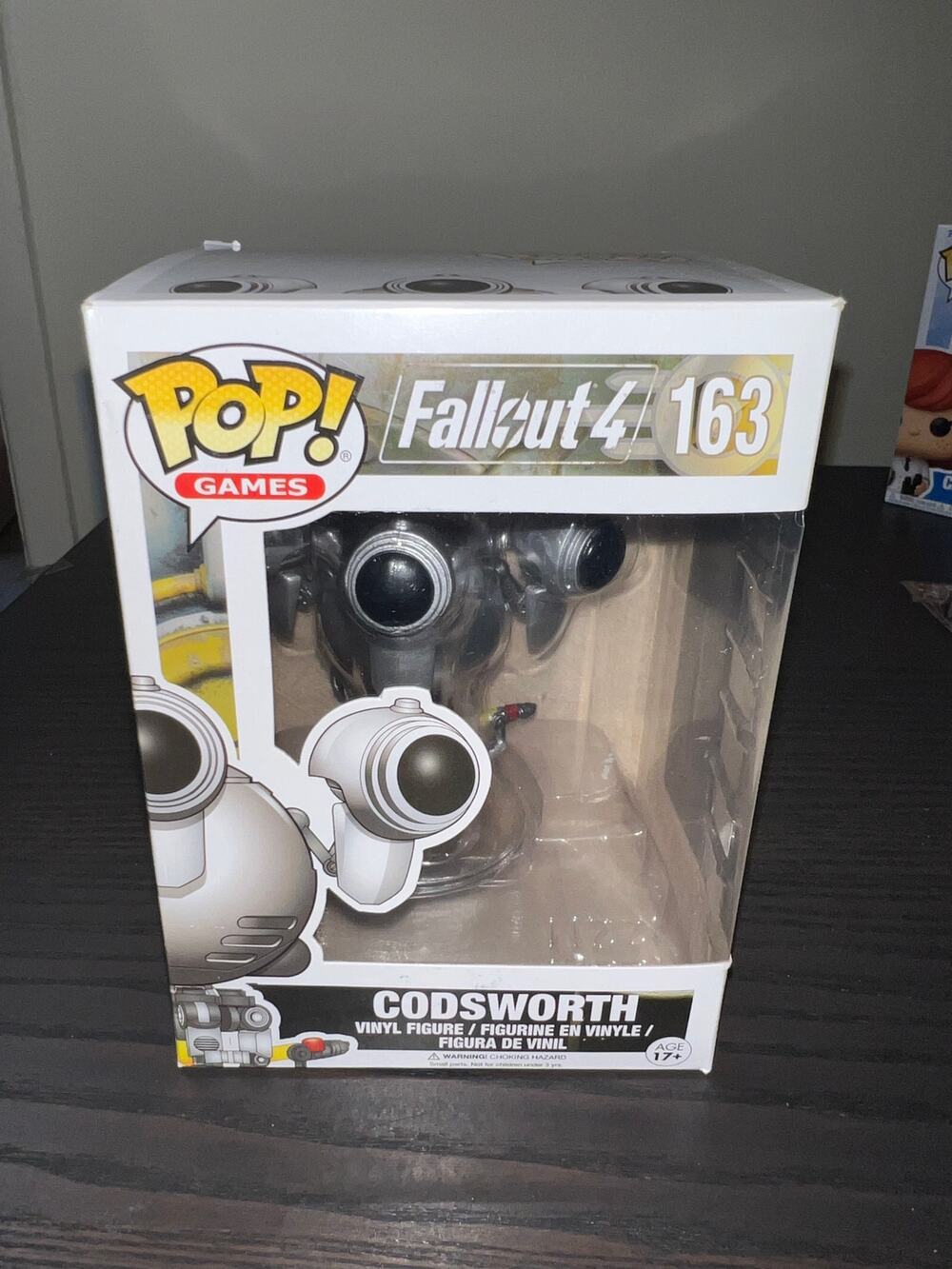 VAULTED Codsworth Fallout 4 Funko Pop #163 Video Games Gaming Vinyl Robot Figure